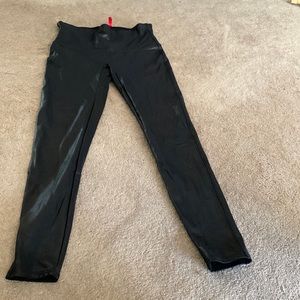 Spanx leggings - they look like rough leather